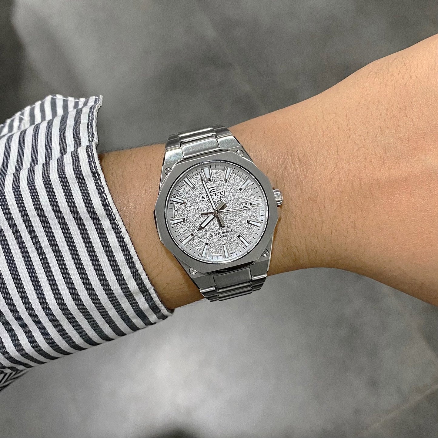 EFR-S108 | RELOJ CASIO EDIFICE ORIGINAL ACERO NEGRO AZUL VERDE BLANCO PLATEADO | EDI-OG-45, EDI-OG-46, EDI-OG-47, EDI-OG-48, EDI-OG-49