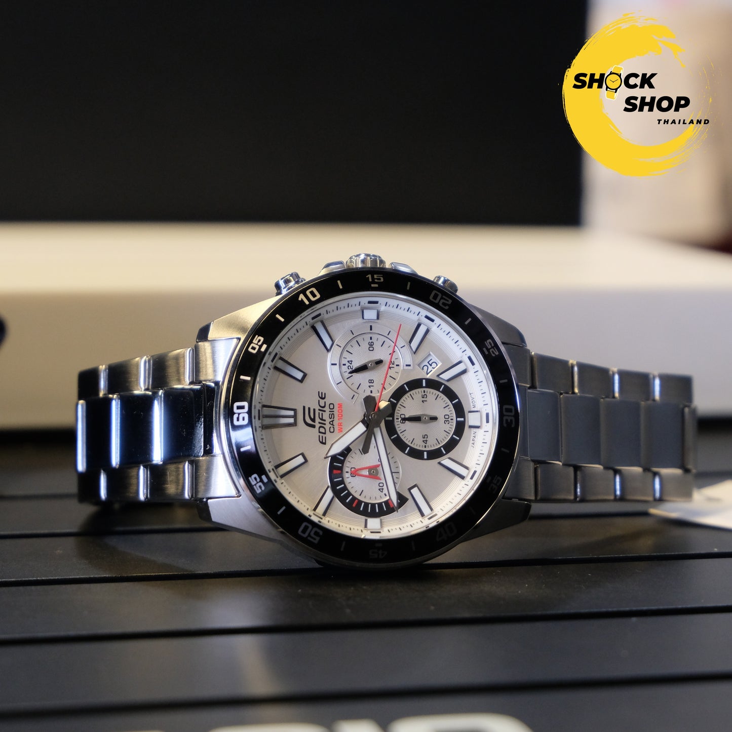 EFV-570 | RELOJ CASIO EDIFICE ORIGINAL ACERO NEGRO AZUL BLANCO | EDI-OG-61, EDI-OG-62, EDI-OG-63