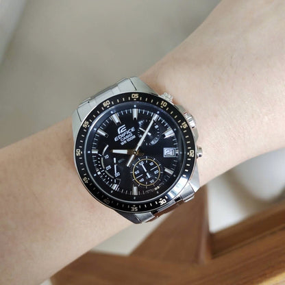 EFV-540D | RELOJ CASIO EDIFICE ORIGINAL ACERO ROJO NEGRO | EDI-OG-57,  EDI-OG-58