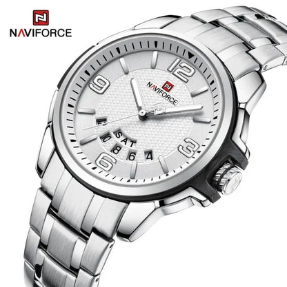 RELOJ NAVIFORCE ORIGINAL PLATEADO| NAV-181, NAV-183