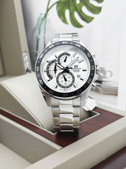 EFV-550D | RELOJ CASIO EDIFICE ORIGINAL ACERO NEGRO AZUL BLANCO | EDI-OG-3, EDI-OG-59, EDI-OG-60
