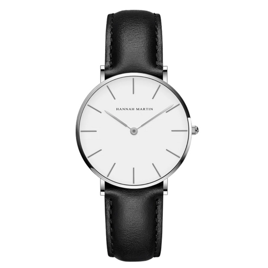 RELOJ ORIGINAL HANNAH MARTIN - ELEGANTE Y CASUAL - PLATEADO | HAN-17, HAN-18, HAN-19, HAN-20