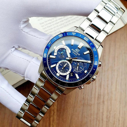 EFV-570 | RELOJ CASIO EDIFICE ORIGINAL ACERO NEGRO AZUL BLANCO | EDI-OG-61, EDI-OG-62, EDI-OG-63