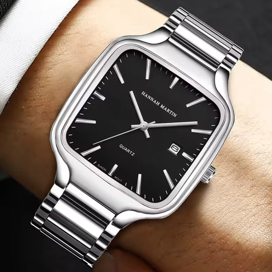 RELOJ ORIGINAL HANNAH MARTIN ELEGANTE Y CASUAL - PLATEADO | HAN-115