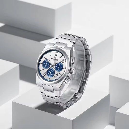 RELOJ NAVIFORCE ORIGINAL PLATEADO| NAV-176, NAV-177, NAV-178