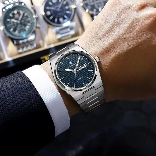 RELOJ POEDAGAR ORIGINAL - ELEGANTE ACERO INOXIDABLE | POE-34, POE-35, POE-36, POE-37, POE-38, POE-39, POE-40, POE-41