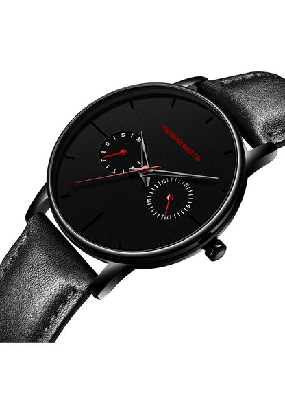 RELOJ ORIGINAL HANNAH MARTIN ELEGANTE Y CASUAL NEGRO | HAN-139