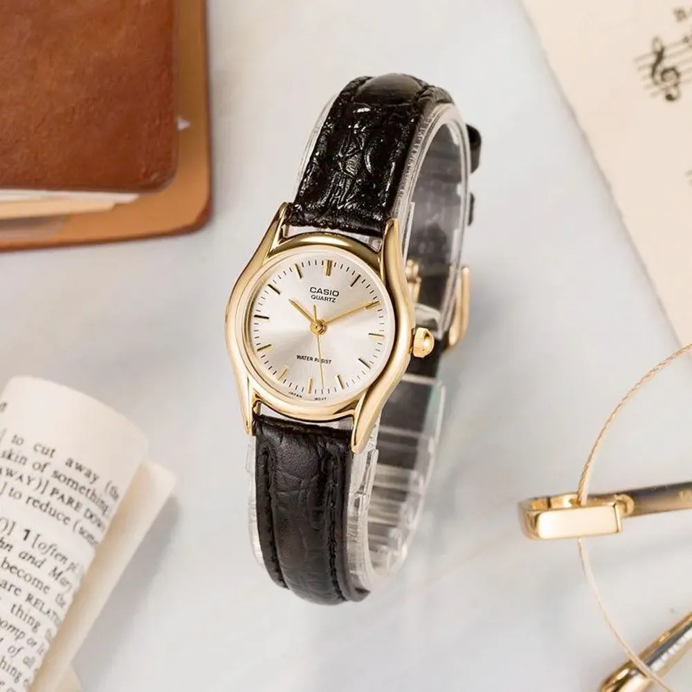 RELOJES CASIO ORIGINAL LTP-1094Q-7ARDF NEGRO | CAS-174