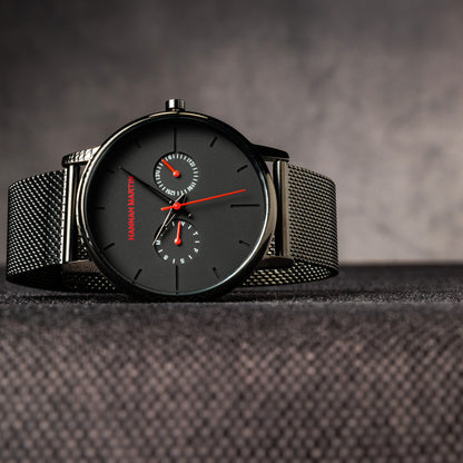 RELOJ ORIGINAL HANNAH MARTIN 150 ELEGANTE Y CASUAL - NEGRO | HAN-138