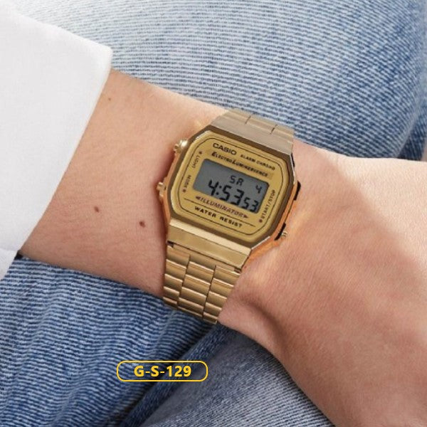 RELOJ CASIO ILLUMINATOR ORO, PLATA | SKU: G-S-129 | G-S-217 | G-S-344