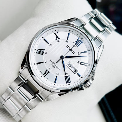 RELOJ CASIO MTP-1384D-7A2VDF ORIGINAL BLANCO | SKU: CAS-135