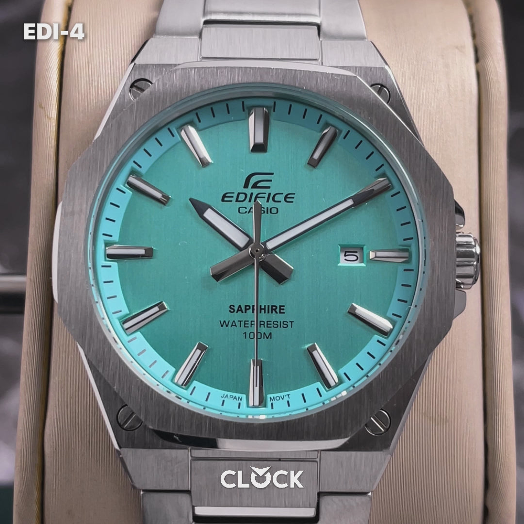 RELOJ EDIFICE - ELEGANTE PLATEADO  | EDI-4 | EDI-5  | EDI-6 | EDI-7 | EDI-8 PARA HOMBRE
