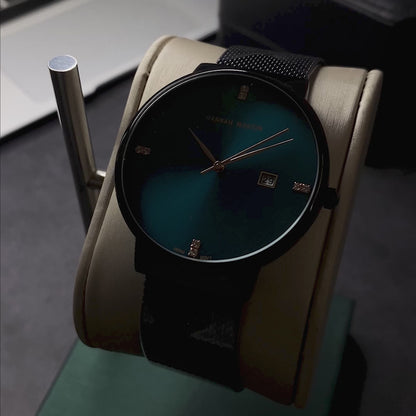 RELOJ ORIGINAL HANNAH MARTIN - ELEGANTE Y CASUAL - NEGRO, AZUL Y PLATEADO | HAN-22 | HAN-24 | HAN-89 | HAN-90
