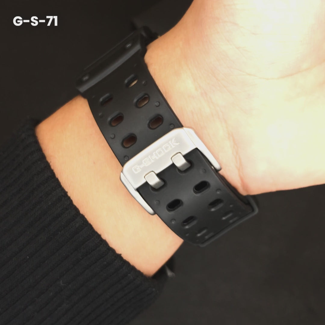 RELOJ G-SHOCK DEPORTIVO NEGRO | G-S-38 - G-S-71