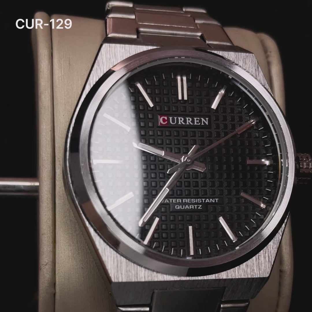 RELOJ CURREN ORIGINAL ELEGANTE PLATEADO PARA HOMBRE 8439 | CUR-129 | CUR-130 | CUR-131