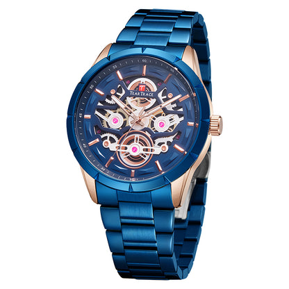 RELOJ TEARTRACE TT6041 ORIGINAL - PLATEADO AZUL DORADO Y NEGRO  |  TEA-1, TEA-2, TEA-3,TEA-4
