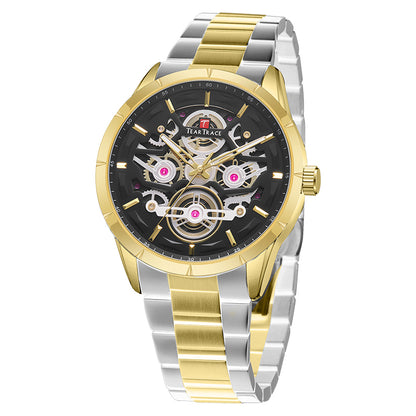 RELOJ TEARTRACE TT6041 ORIGINAL - PLATEADO AZUL DORADO Y NEGRO  |  TEA-1, TEA-2, TEA-3,TEA-4