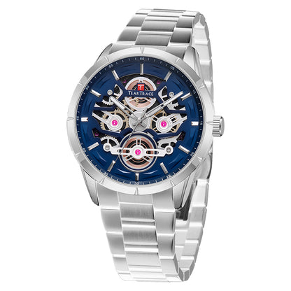 RELOJ TEARTRACE TT6041 ORIGINAL - PLATEADO AZUL DORADO Y NEGRO  |  TEA-1, TEA-2, TEA-3,TEA-4