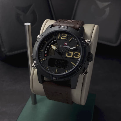 RELOJ NAVIFORCE ORIGINAL ELEGANTE Y CASUAL MARRÓN | NAV-16