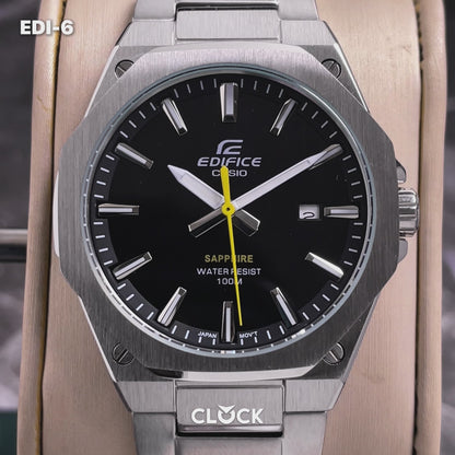 RELOJ EDIFICE - ELEGANTE PLATEADO  | EDI-4 | EDI-5  | EDI-6 | EDI-7 | EDI-8 PARA HOMBRE