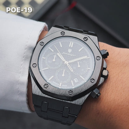 RELOJ POEDAGAR ORIGINAL - ELEGANTE TOTAL BLACK | POE-19