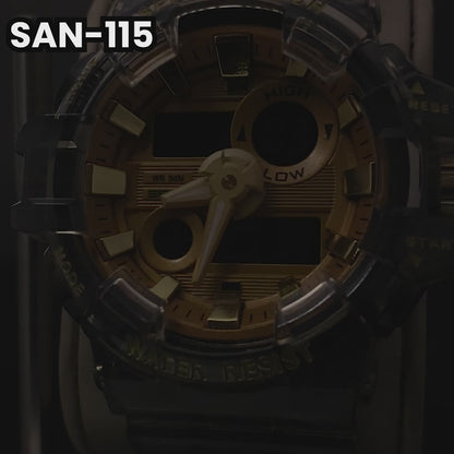 RELOJ SANDA DEPORTIVO DORADO | SAN-115 PARA HOMBRE