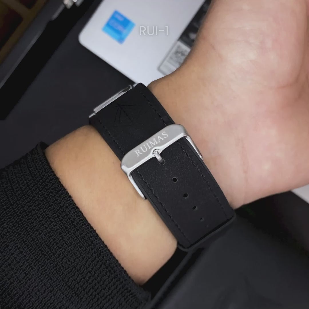 RELOJ RUIMAS ORIGINAL- CASUAL NEGRO Y DORADO PARA HOMBRE 533G | RUI-10 | RUI-11 | RUI-1 (3)