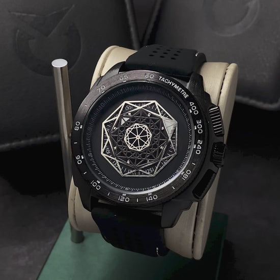 RELOJ RUIMAS ORIGINAL - CASUAL NEGRO Y DORADO PARA HOMBRE 533G | RUI-10 | RUI-11 | RUI-1 (9)