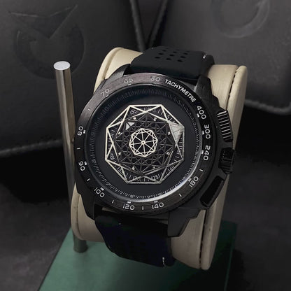 RELOJ RUIMAS ORIGINAL - CASUAL NEGRO Y DORADO PARA HOMBRE 533G | RUI-10 | RUI-11 | RUI-1 (9)