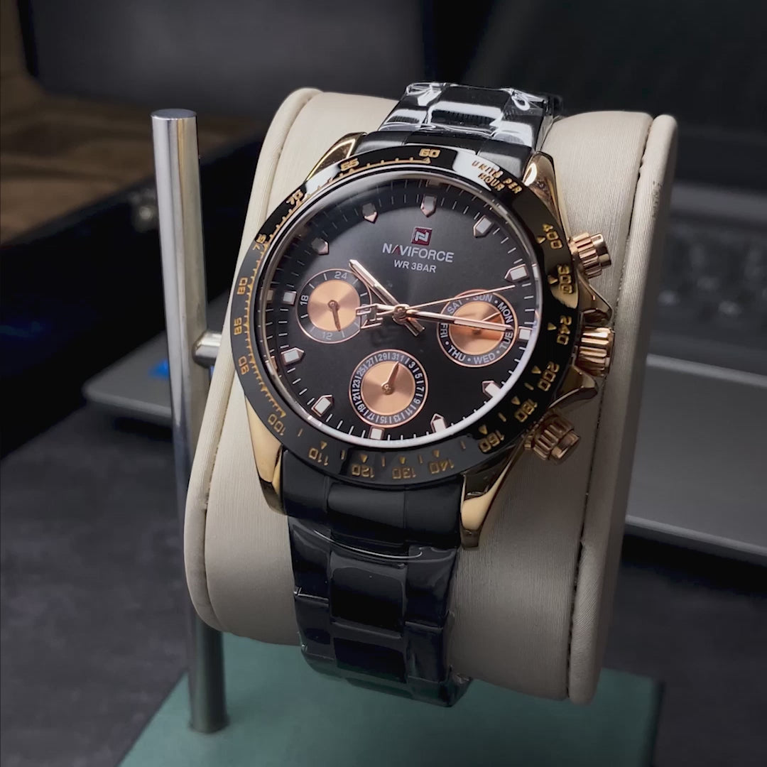 RELOJ NAVIFORCE - NEGRO SUNSHINE | NAV-65