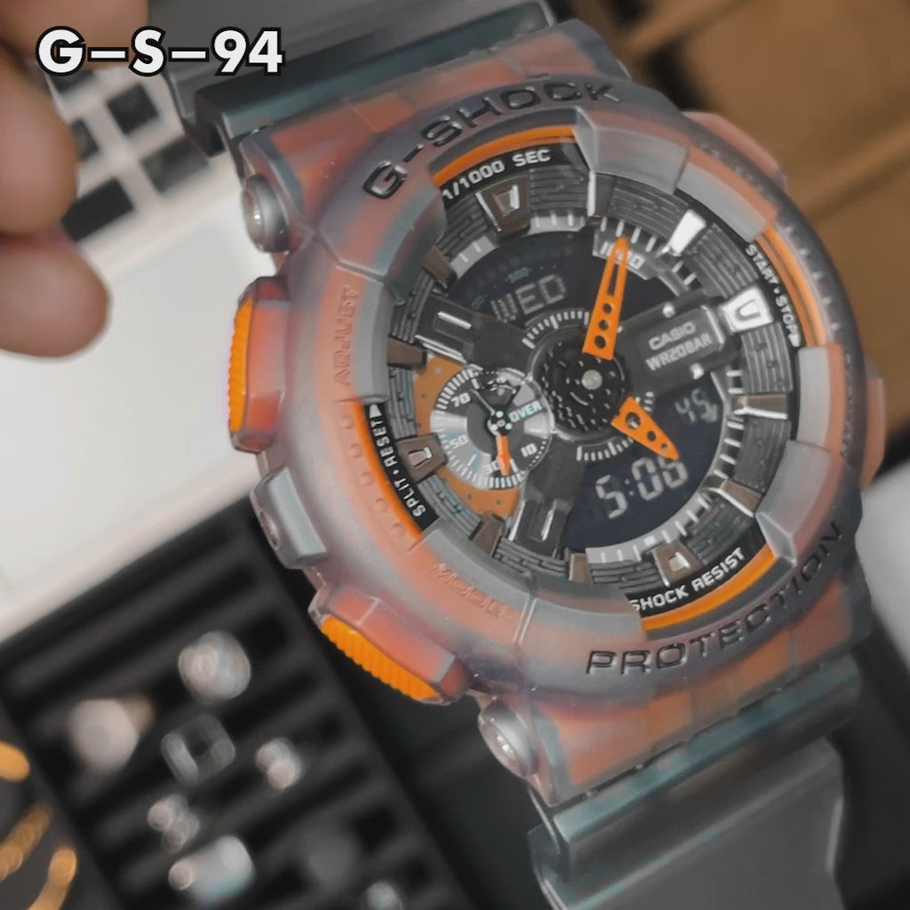 RELOJ G-SHOCK - DEPORTIVO NEGRO GA-110 | G-S-253, G-S-4, G-S-5, G-S-94 PARA HOMBRE