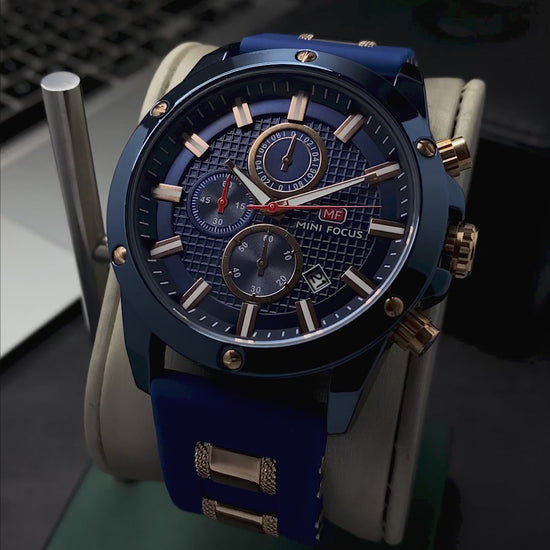 RELOJ MINIFOCUS ORIGINAL DEPORTIVO AZUL MF0089G.03 PARA HOMBRE | MIN-4