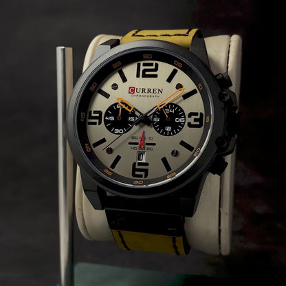 RELOJ CURREN ORIGINAL MARRÓN NARANJA NEGRO 8314 | CUR-27 - CUR-87 - CUR-110