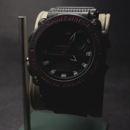 RELOJ SANDA HOMBRE DEPORTIVO ESTILO G-SHOCK ROJO | SAN-84 PARA HOMBRE