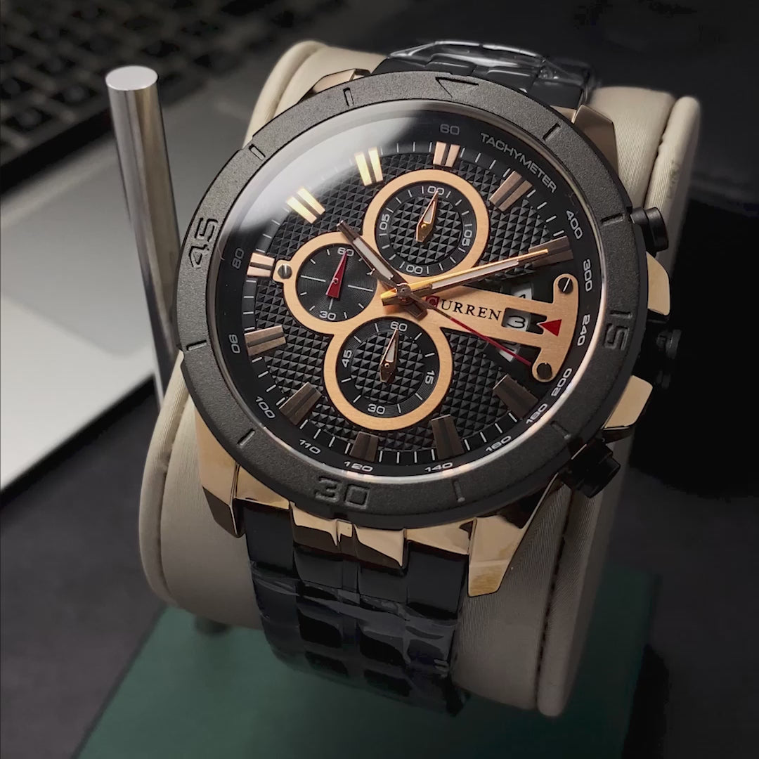 RELOJ CURREN ORIGINAL ELEGANTE AZUL | SKU: CUR-71