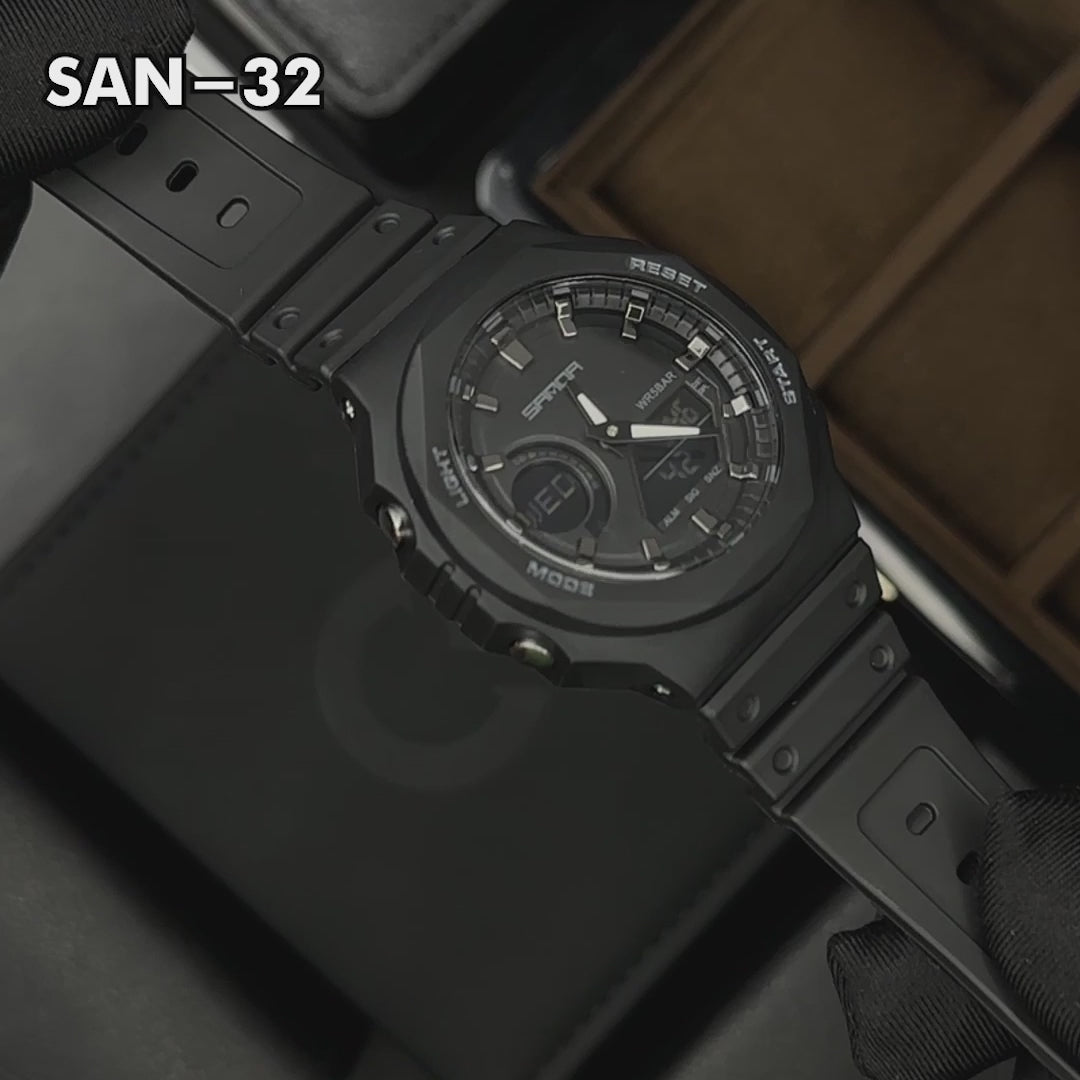 RELOJ SANDA COLORES VARIADOS 6016  | SKU: SAN-32, SAN-38, SAN-39, SAN-40