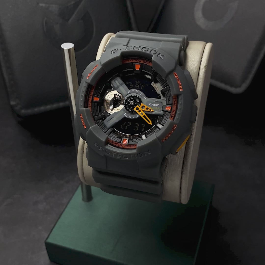 RELOJ G-SHOCK DEPORTIVO - CORREA DE RESINA | GA-110 TOP