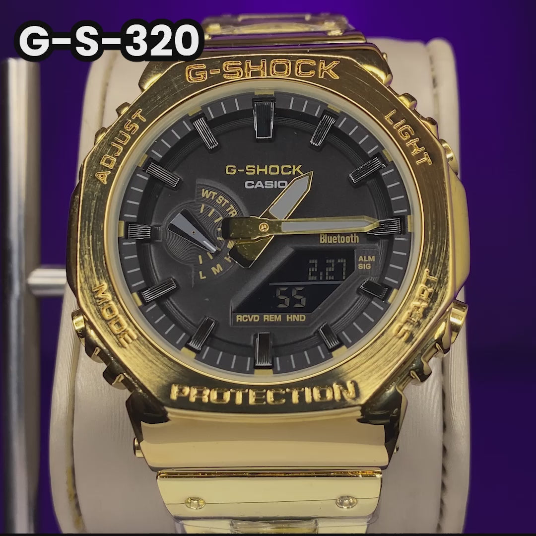 RELOJ G-SHOCK OAK STEEL GOLD ELEGANTE | GA-2100 TOP