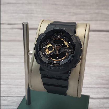 RELOJ BABY-G - DEPORTIVO NEGRO CON COBRIZO PARA MUJER  | G-S-21