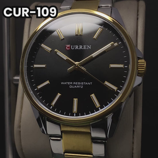 RELOJ CURREN ORIGINAL ELEGANTE PLATEADO PARA PAREJA | CUR-109 | CUR-106