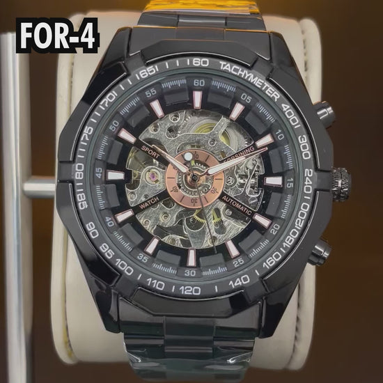 RELOJ FORSINING - NEGRO ELEGANTE  FOR-4 (4)