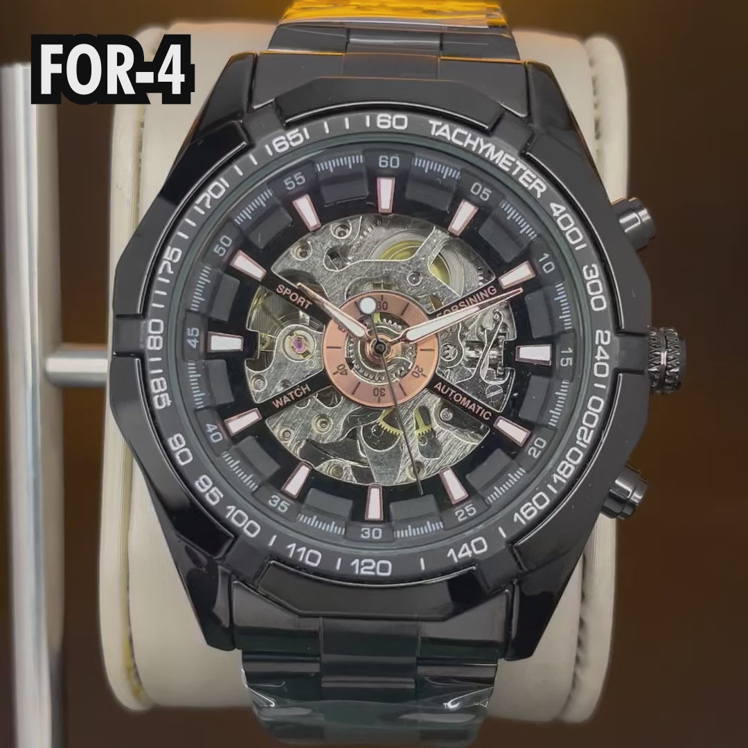RELOJ FORSINING - NEGRO ELEGANTE  FOR-4 (4)