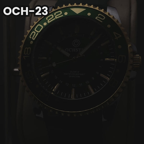 RELOJ OCHSTIN ORIGINAL - CASUAL NEGRO Y ROJO | OCH-22 | OCH-23 (6)