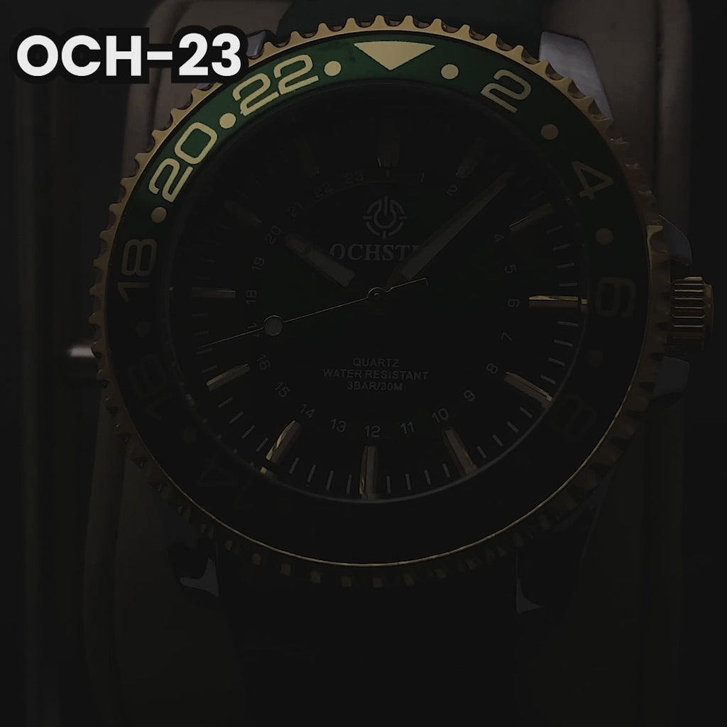 RELOJ OCHSTIN ORIGINAL - CASUAL NEGRO Y ROJO | OCH-22 | OCH-23 (6)
