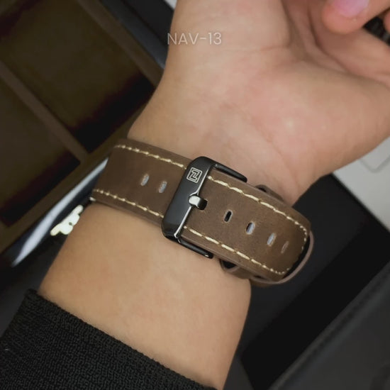 RELOJ NAVIFORCE ORIGINAL - NEGRO, MARRON PARA HOMBRE 9134 | NAV-13 | NAV-14