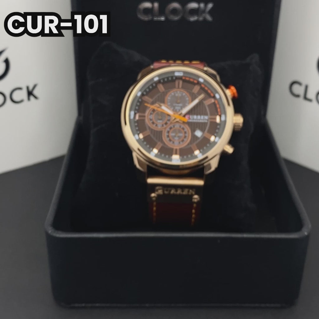 RELOJ CURREN ORIGINAL - CASUAL MARRON 8291 PARA HOMBRE | CUR-38 | CUR-44 | CUR-101