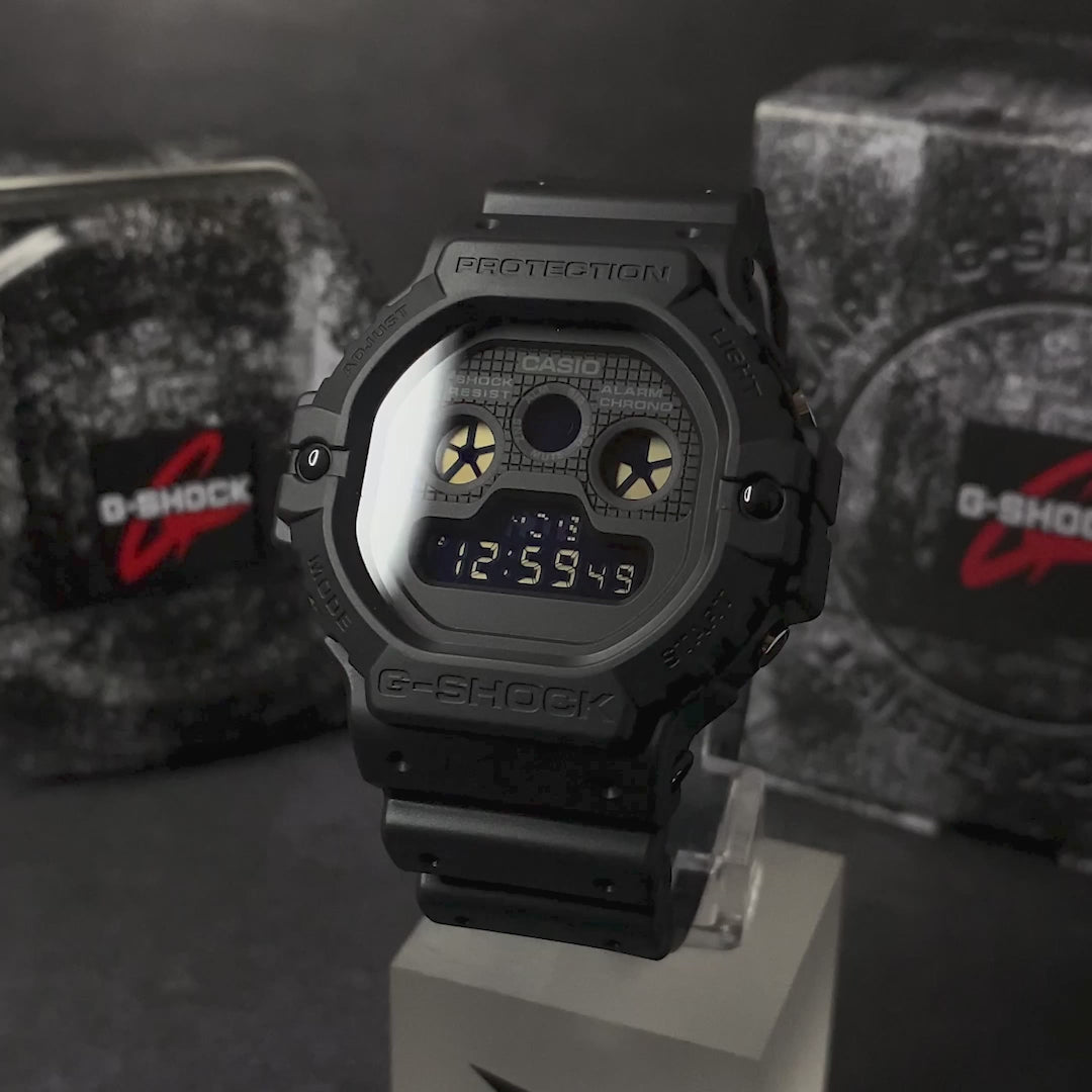 RELOJ G-SHOCK ORIGINAL - NEGRO DW-5900BB-1D PARA HOMBRE | OG-S-74-5