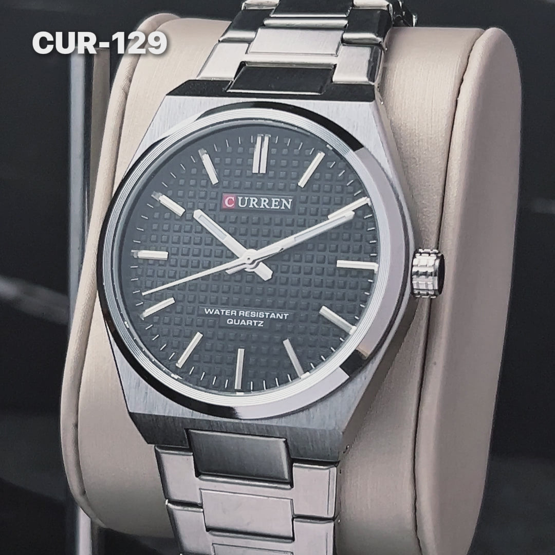 RELOJ CURREN ORIGINAL ELEGANTE PLATEADO 8439 | CUR-129 | CUR-130 | CUR-131