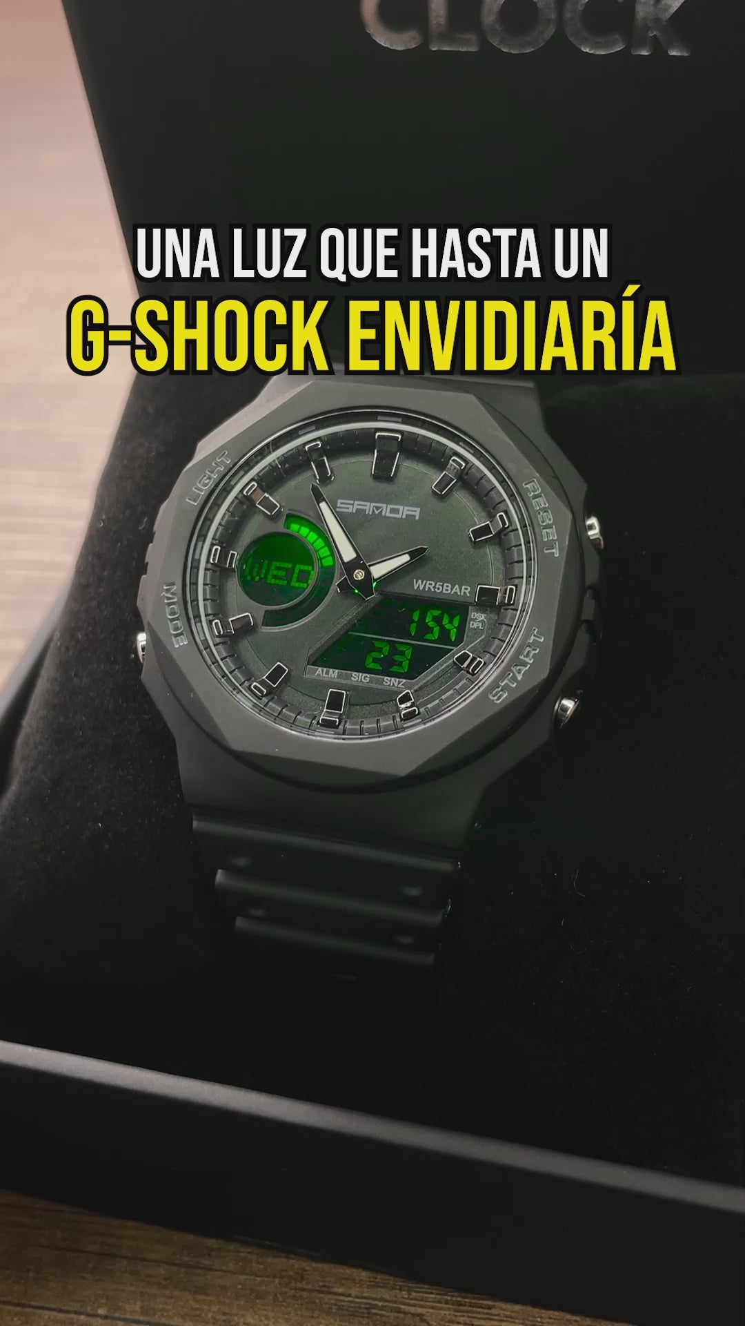 RELOJ SANDA COLORES VARIADOS 6016  | SKU: SAN-32, SAN-38, SAN-39, SAN-40