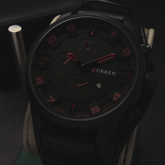 RELOJ CURREN ORIGINAL - CASUAL MARRON - NEGRO 8225 | CUR-13, CUR-14, CUR-15, CUR-16, CUR-17-6